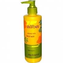 Alba Botanica, Facial Wash, Coconut Milk, 8 fl oz (235 ml)