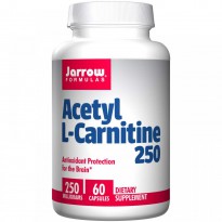 Jarrow Formulas, Acetyl L-Carnitine, 250 mg, 60 Veggie Caps