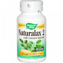 Nature's Way, Naturalax 2, with Cascara Sagrada, 445 mg, 100 Veggie Caps