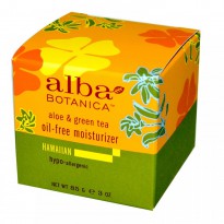 Alba Botanica, Aloe & Green Tea, Moisturizer, Oil-Free, 3 oz (85 g)