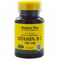 Nature's Plus, Vitamin B-2, 100 mg, 90 Tablets
