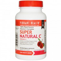 Vibrant Health, Super Natural C, Version 3.1, 60 Veggie Caps