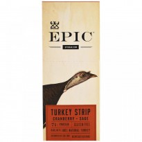 Epic Bar, Turkey Strip Cranberry + Sage, 20 Strips 0.8 oz (23 g) Each