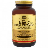 Solgar, Ester-C Plus, Vitamin C, 500 mg, 250 Vegetable Capsules