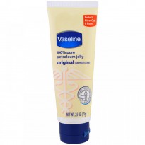 Vaseline, 100% Pure Petroleum Jelly, Original Skin Protectant, 2.5 oz (71 g)